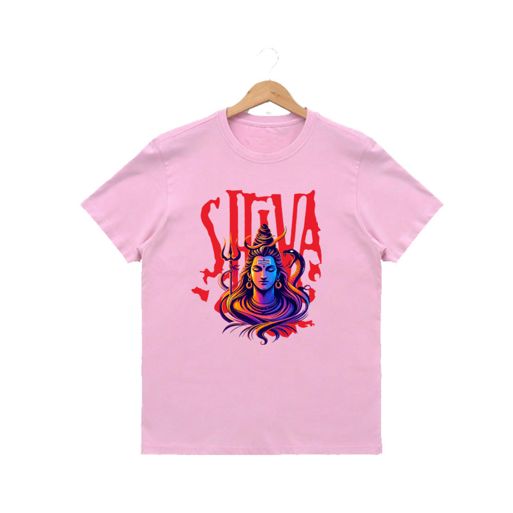 Women’s Graphic Print Round Neck T-Shirt - Shivan (170 GSM single jersey)