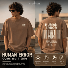Men’s Oversized T-Shirt - Human Error