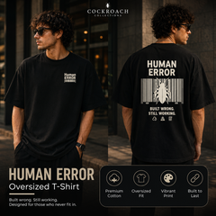 Men’s Oversized T-Shirt - Human Error