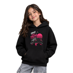 Girl’s Hoodie - Drive your dream (320 GSM)
