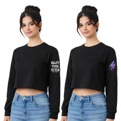Women’s Plain Oversized Crop Top-Customize