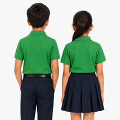 Demo Listing - Kid's Unisex Polo House Colour School Uniform T-Shirt - 230GSM Nirmal Knit pique(100 % Micro polyester) - Style Code: 1026