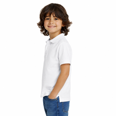 Boy’s Plain Polo T-Shirt - 250 GSM (60% Cotton 40% Polyester)