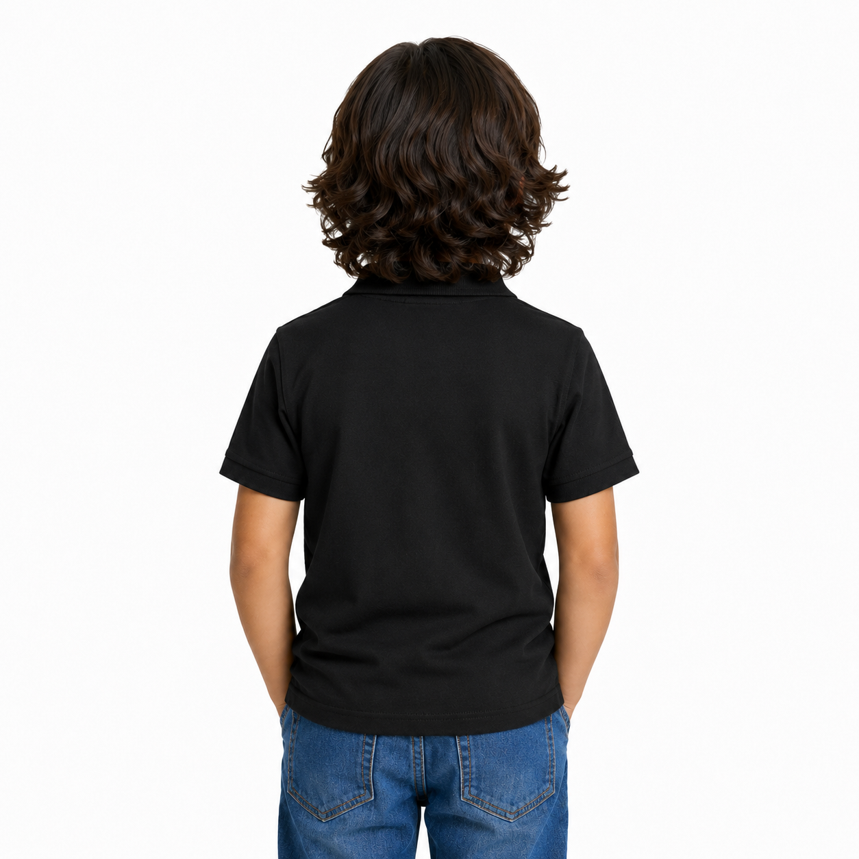 Boy’s Plain Polo T-Shirt - 250 GSM
