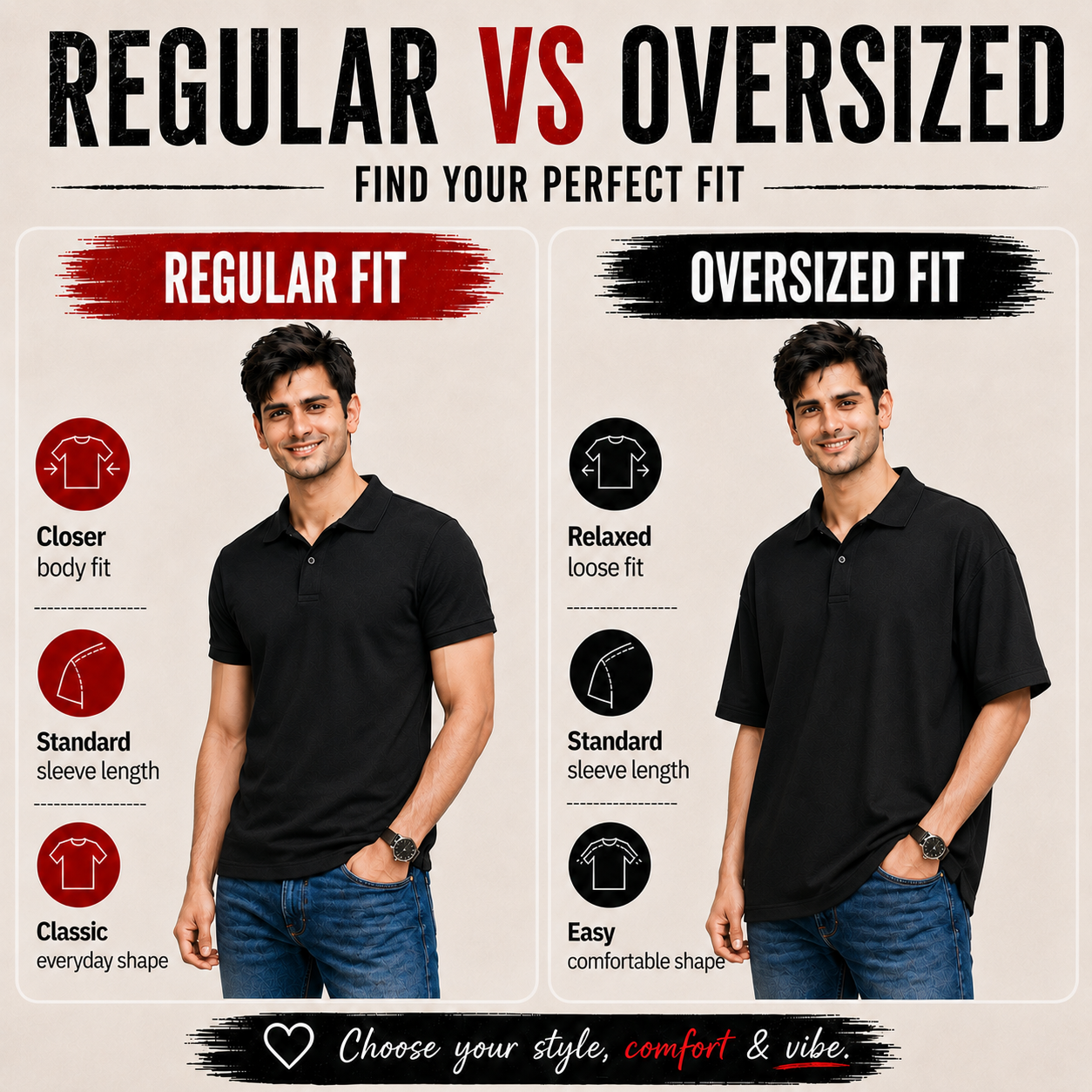 Men’s Plain Polo T-Shirt