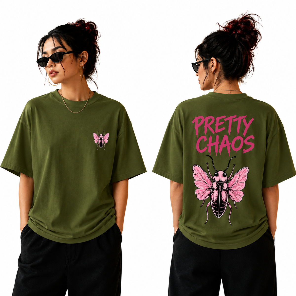 Women’s Oversized T-Shirt - Pretty Chaos