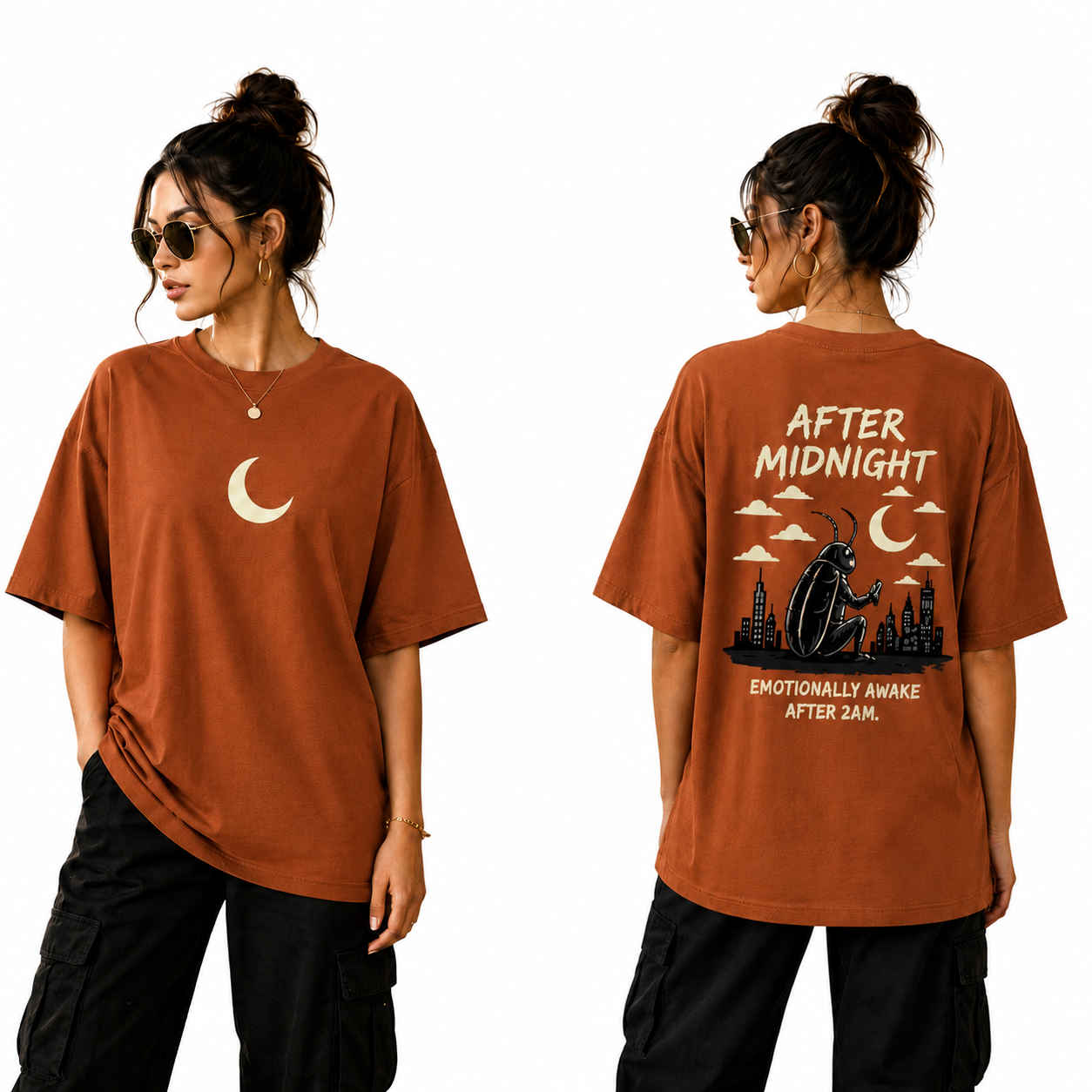 Women’s Oversized T-Shirt - After Midnight