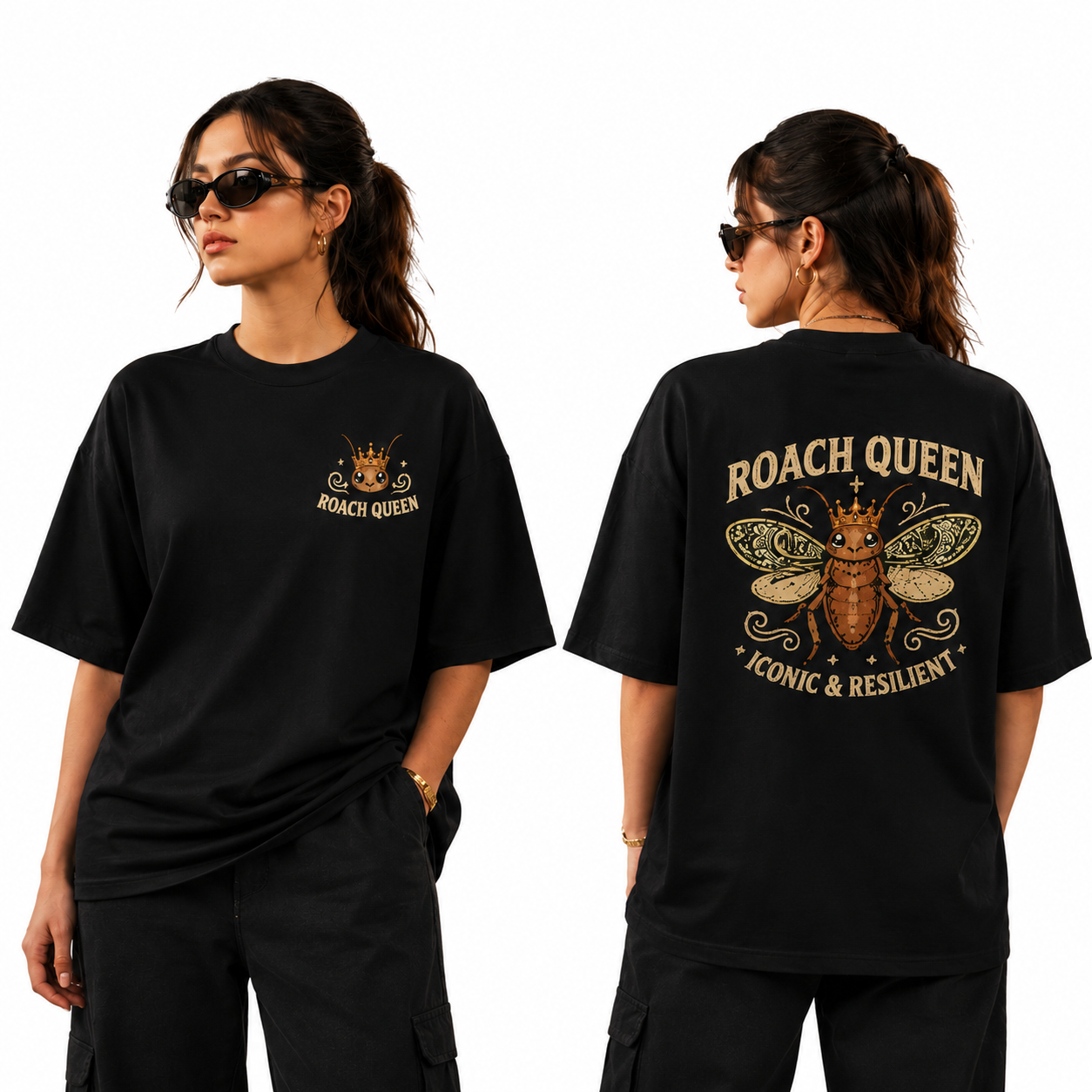Women’s Oversized T-Shirt - RoachQueen