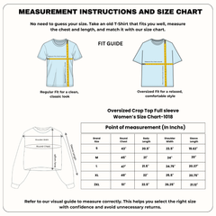 Women’s Plain Oversized Crop Top-Customize