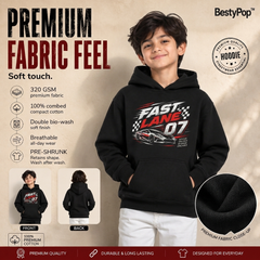 Boy’s Hoodie - Fast Lane (320 GSM)