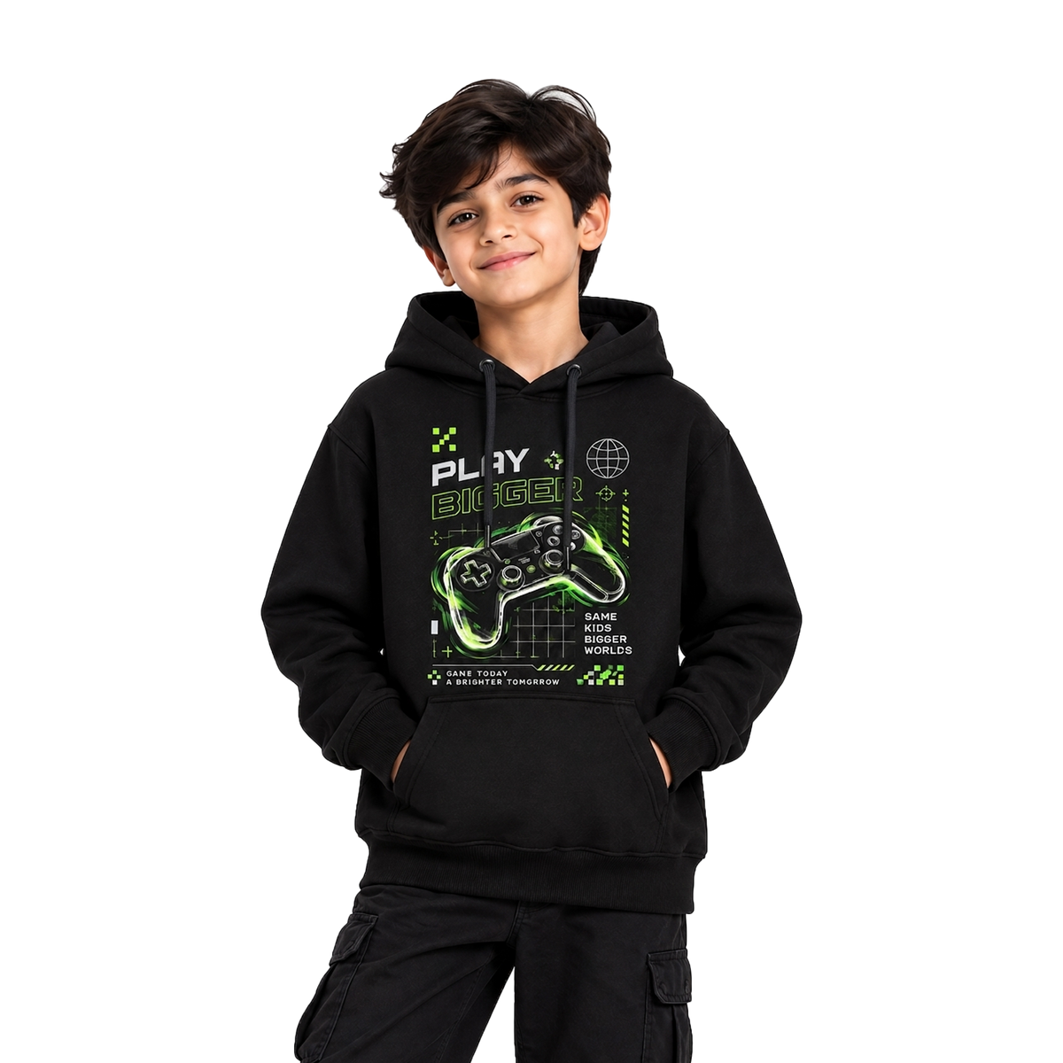 Boy’s Hoodie - Play Bigger (320 GSM)