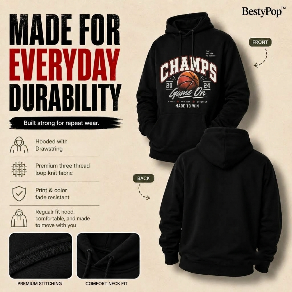 Boy’s Hoodie - Champs (320 GSM)