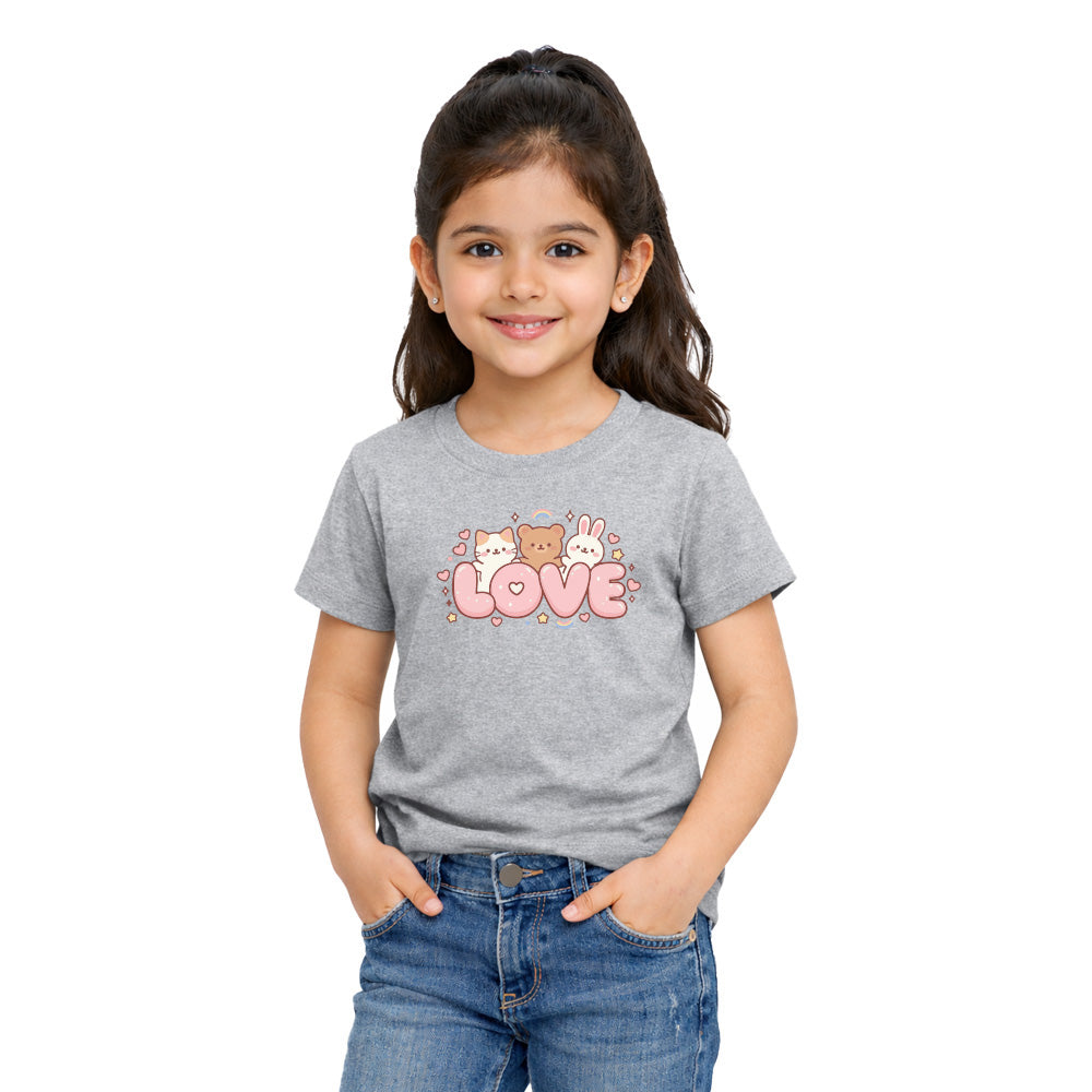 Girl’s Round Neck T-Shirt