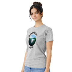 Women’s Graphic Print Round Neck T-Shirt-(170 GSM single jersey)