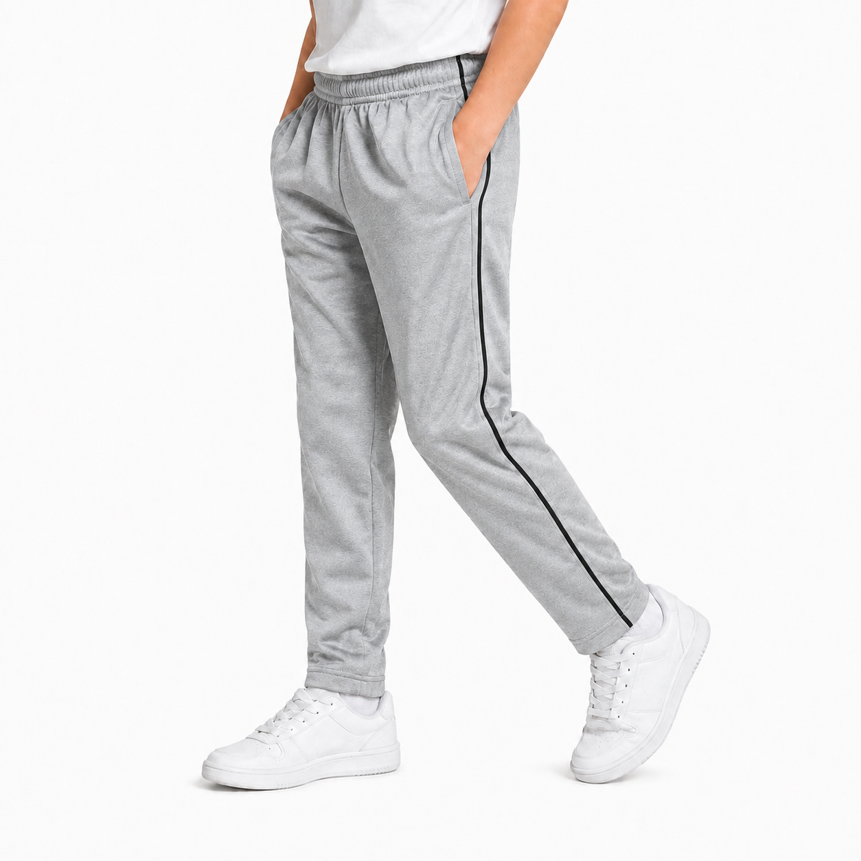 Demo Listing - Kid's Track Pant - 230 GSM LR Roma 100% Micro Polyester - Style Code: 1033