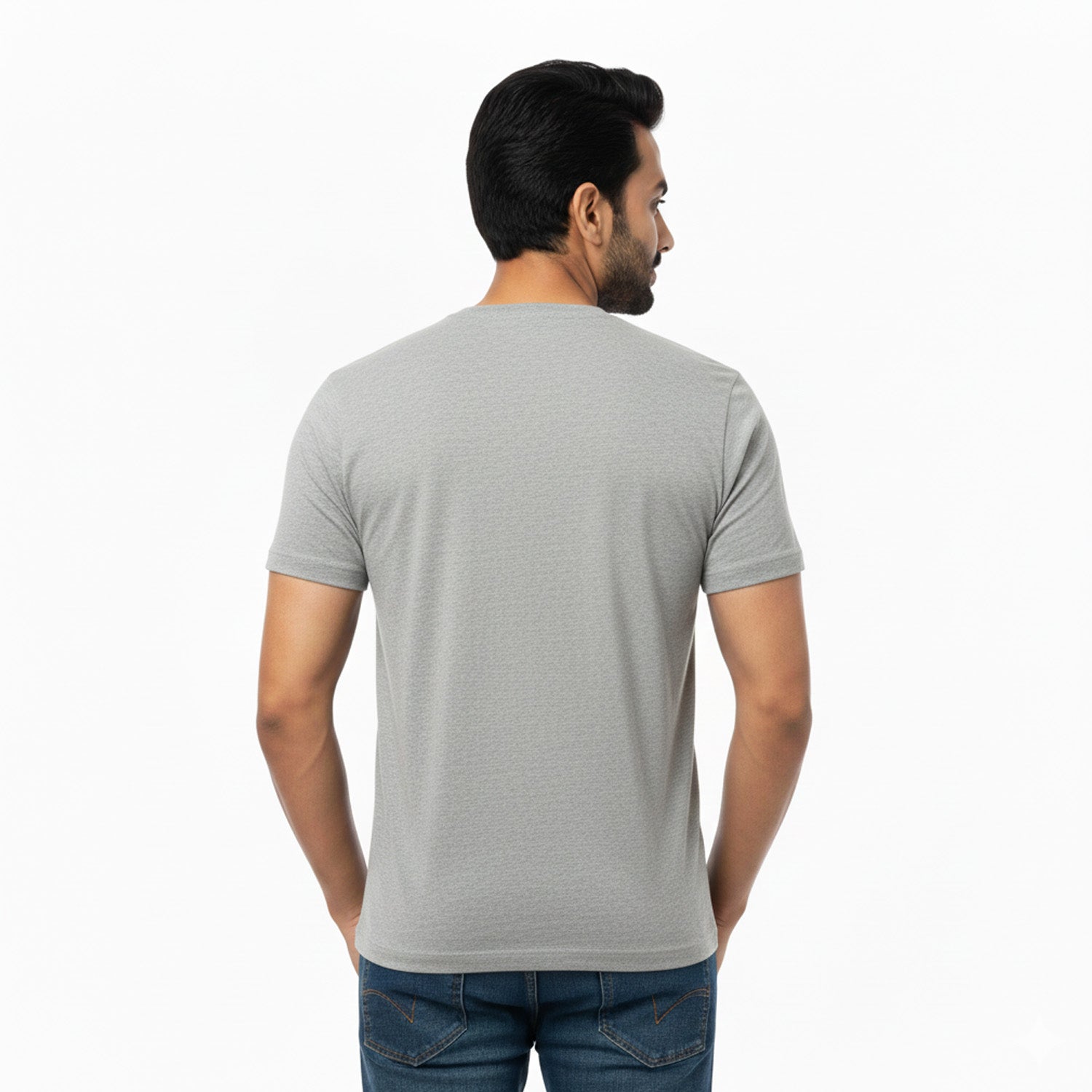 Men’s Graphic Print Round Neck T-Shirt- Buddha (170 GSM single jersey)