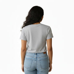 Women’s Graphic Print Round Neck T-Shirt - Shivan (170 GSM single jersey)