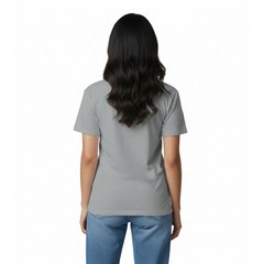 Women’s Graphic Print Round Neck T-Shirt- Krishna (170 GSM single jersey)
