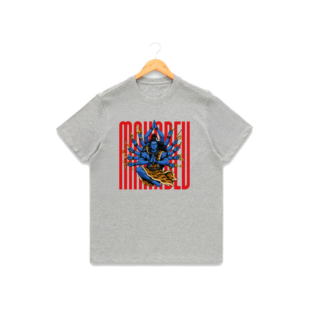 Men’s Graphic Print Round Neck T-Shirt- Shivan (170 GSM single jersey)