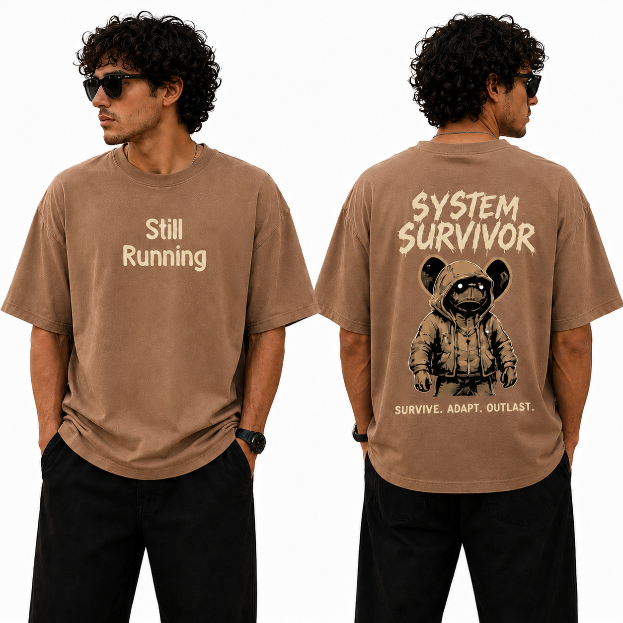 Men’s Oversized T-Shirt - System Survival