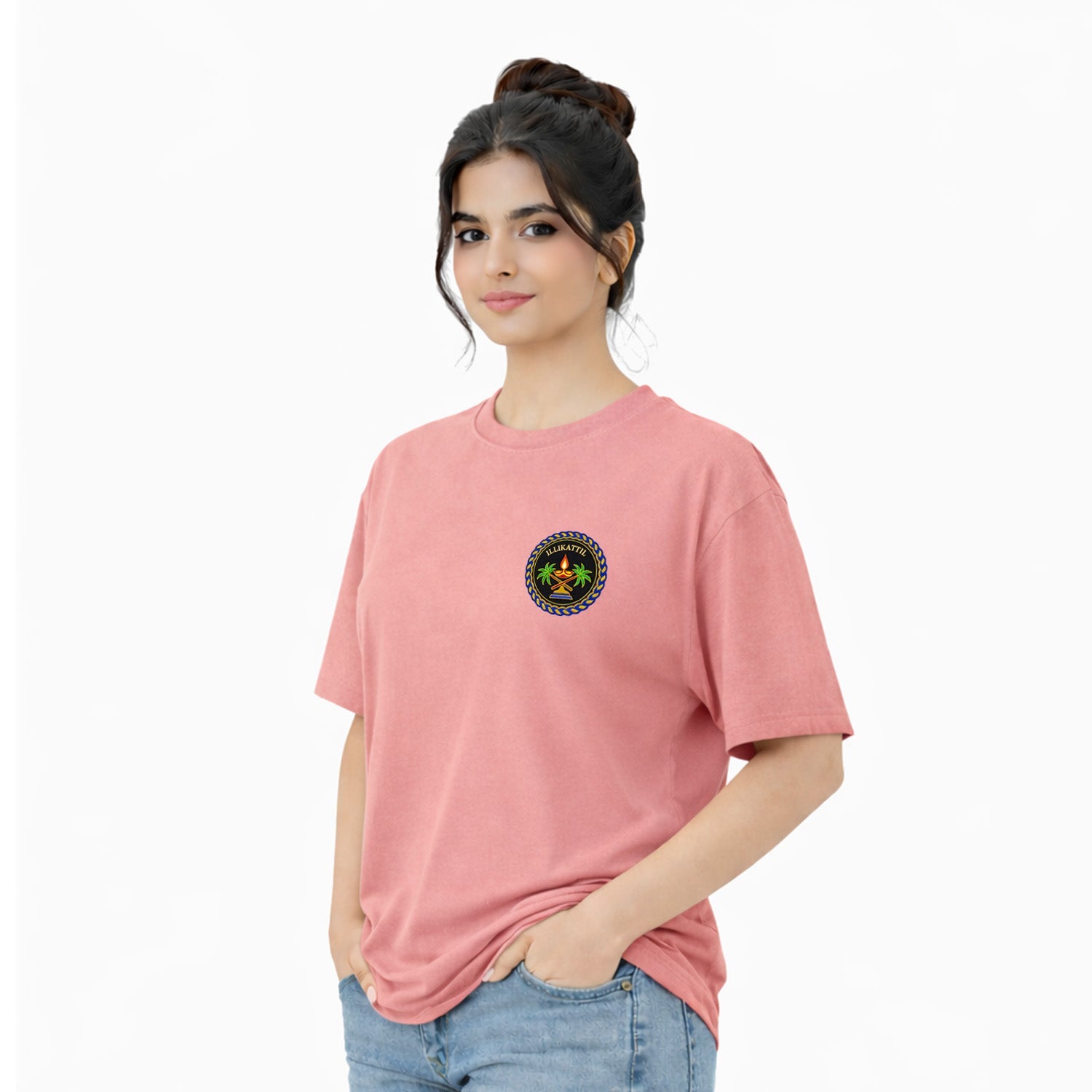 Women’s Oversized Graphic Print T-Shirt - 225 GSM