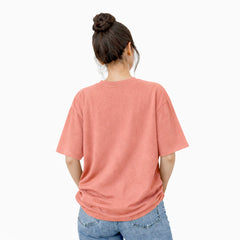Women's Plain oversize T-shirt - 300 GSM Two Play Single Jersey