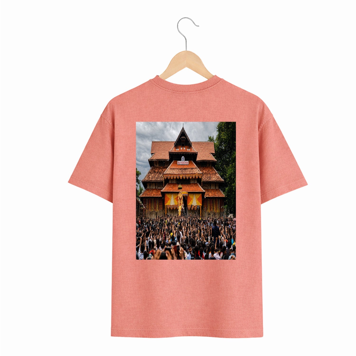 Women's Crew Neck Oversized t-shirt - തൃശൂർ പൂരം വൈബ്സ്