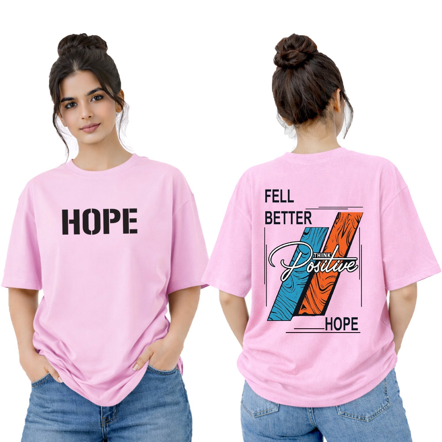 Women’s Oversized T-Shirt - Hope (225 GSM heavyweight fabric)