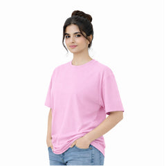 Women's Plain oversize T-shirt - 270 GSM French Terry