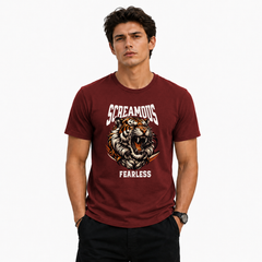 Men's Crew Neck t-shirt - Fearless (170 GSM single jersey)