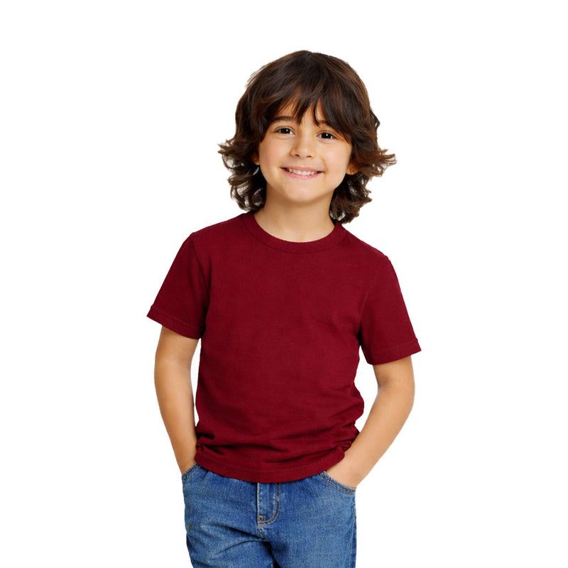 Boy’s Plain Round Neck T-Shirt