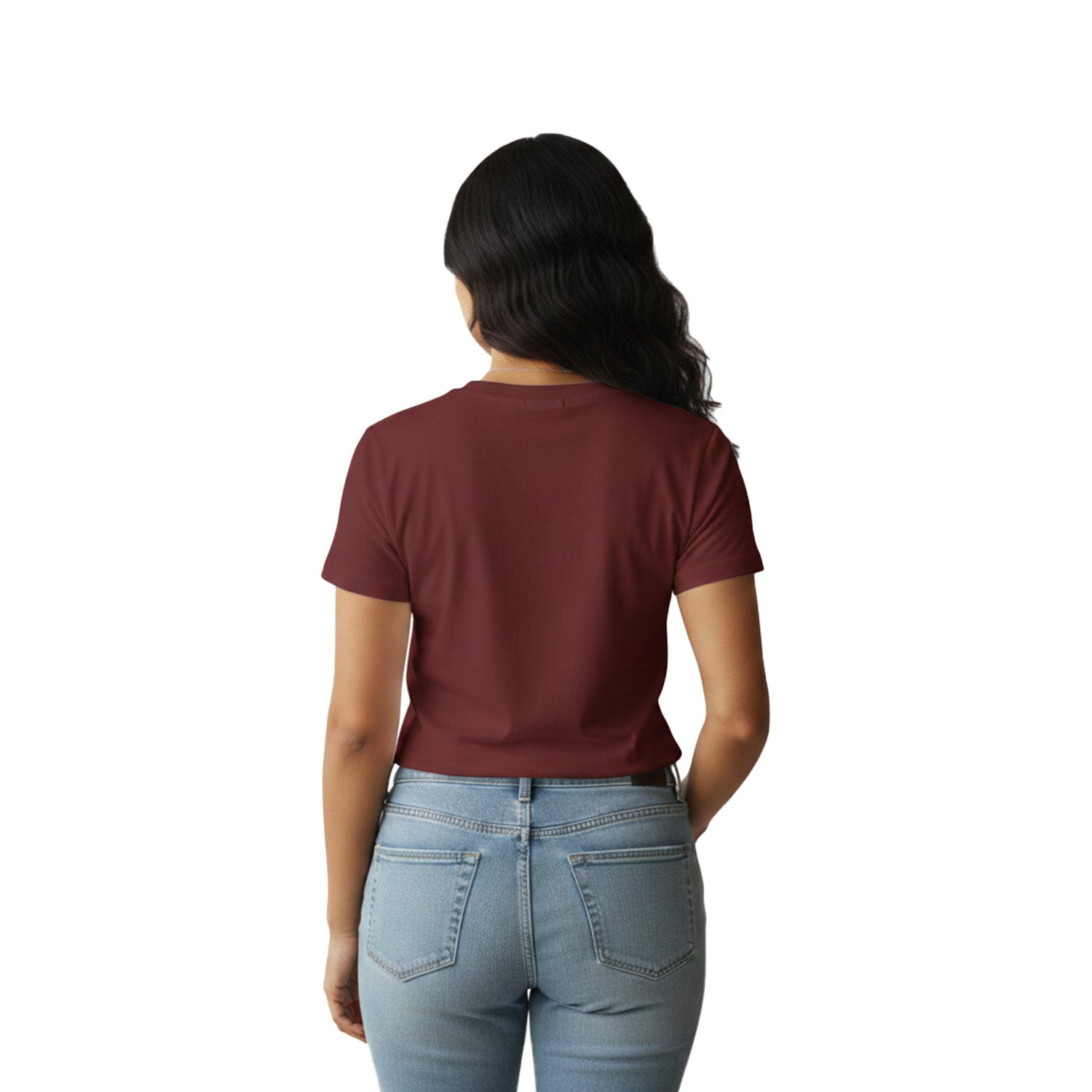 Women’s Graphic Print Round Neck T-Shirt-Thirupathi Balaji (170 GSM single jersey)
