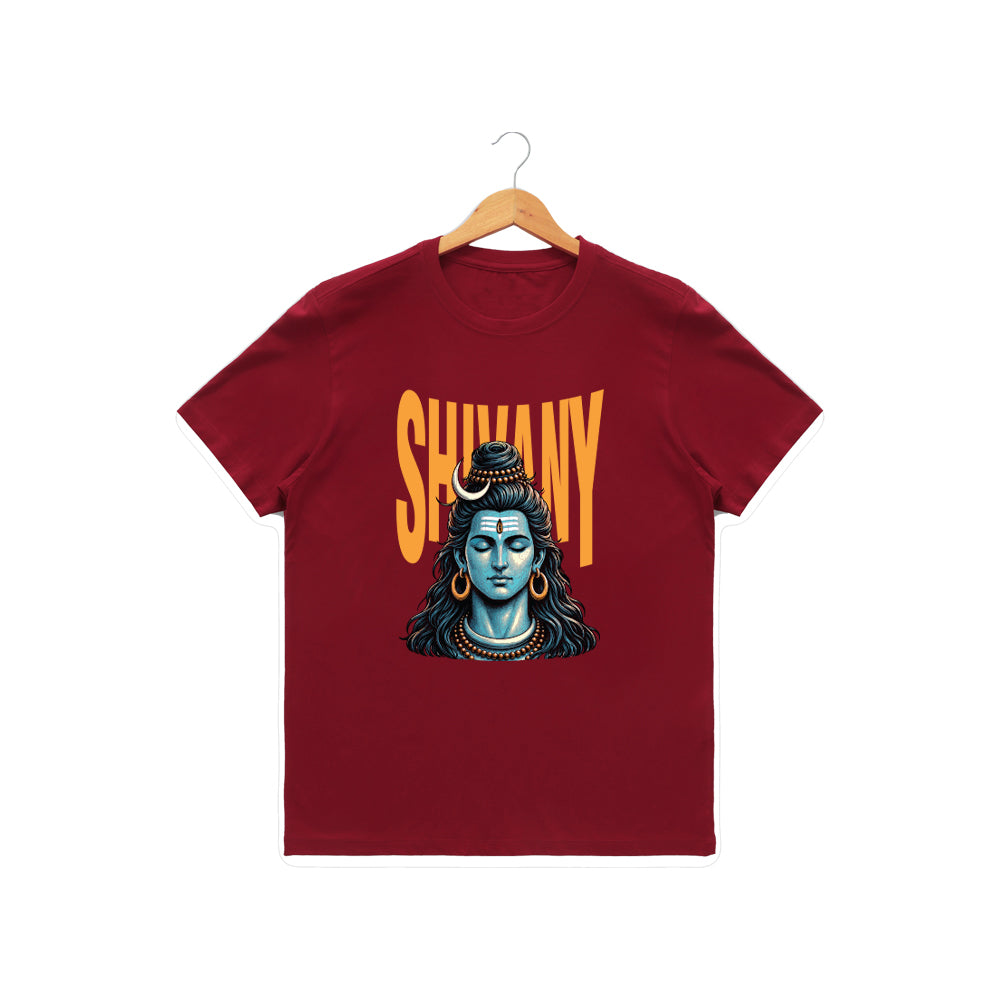 Men’s Graphic Print Round Neck T-Shirt- Shivan (170 GSM single jersey)