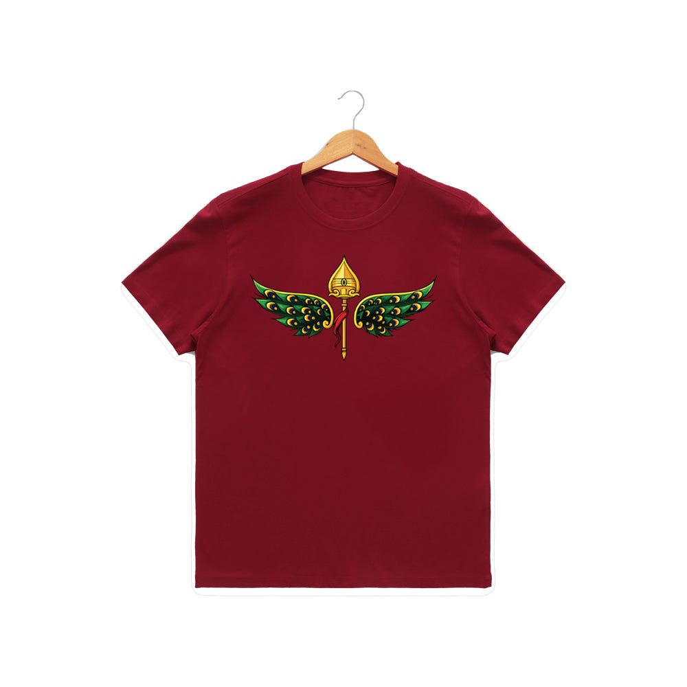 Women’s Graphic Print Round Neck T-Shirt- Murugan (170 GSM single jersey)