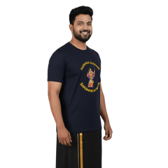 Men’s Graphic Print Round Neck T-Shirt- Ayyappan(170 GSM single jersey)