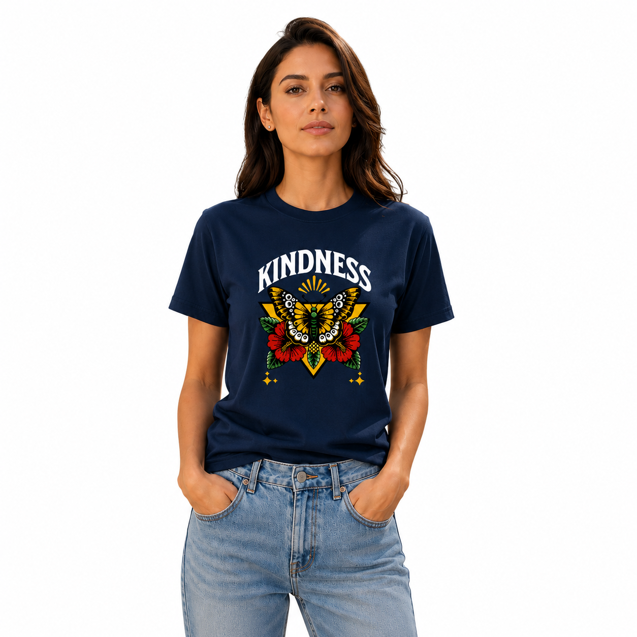 Women's Crew Neck t-shirt - Kindness (170 GSM single jersey)