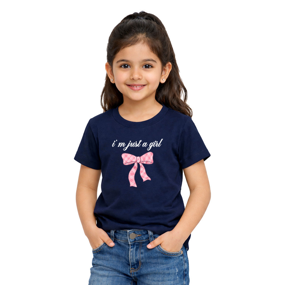 Girl’s Round Neck T-Shirt