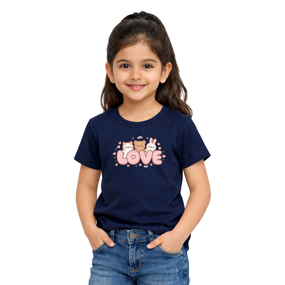 Girl’s Round Neck T-Shirt