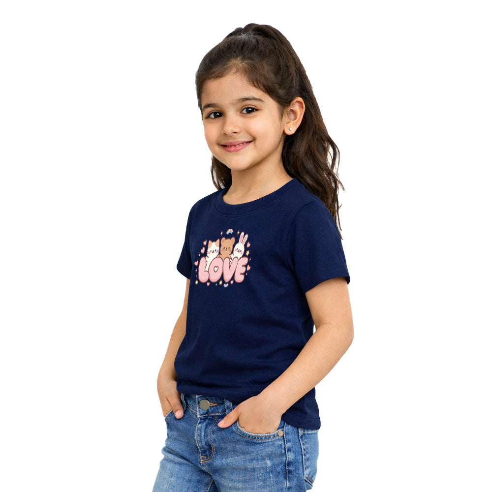 Girl’s Round Neck T-Shirt