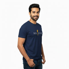 Men’s Graphic Print Round Neck T-Shirt- Hanuman (170 GSM single jersey)