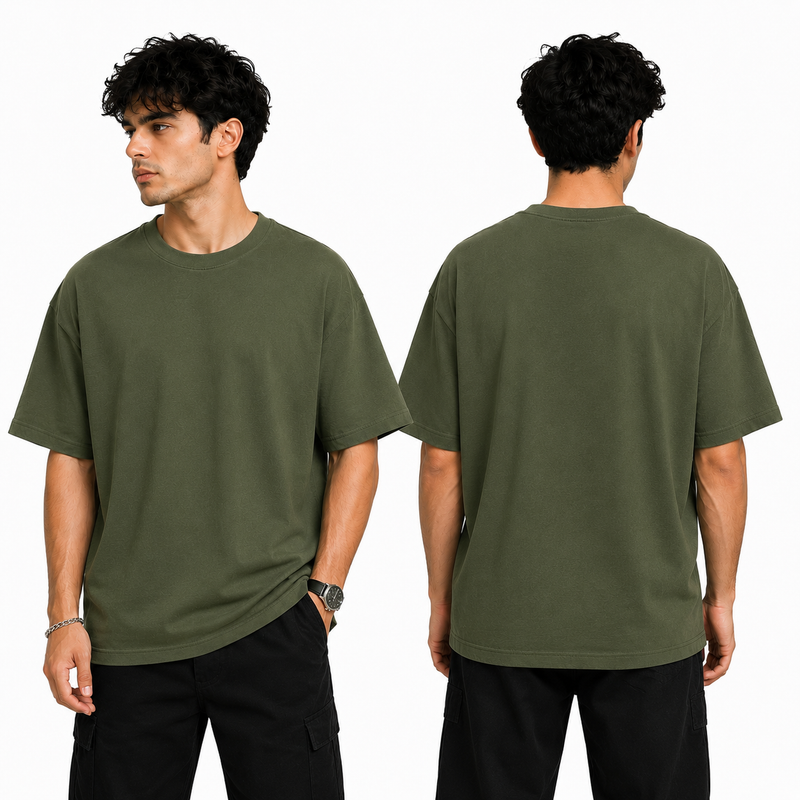 Men’s Oversized Plain T-Shirt