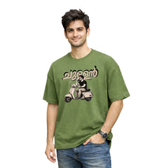 Crew Neck oversized t-shirt - ചുള്ളൻ(225 GSM heavyweight fabric)