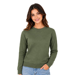 Women’s Plain Round Neck Sweatshirt
