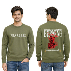 Men’s Graphic Print Round Neck Sweatshirt - 270 GSM (Copy)