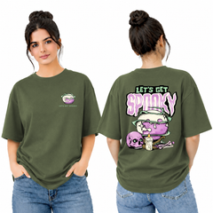 Women’s Oversized Graphic T-Shirt - Spooky (225 GSM heavyweight fabric)