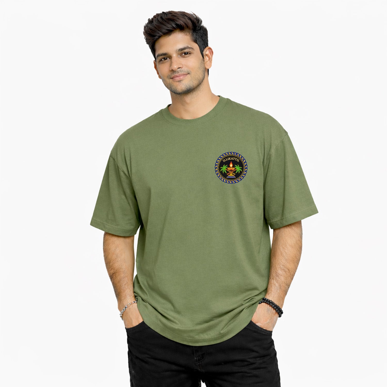 Men’s Oversized Graphic Print T-Shirt - 225 GSM
