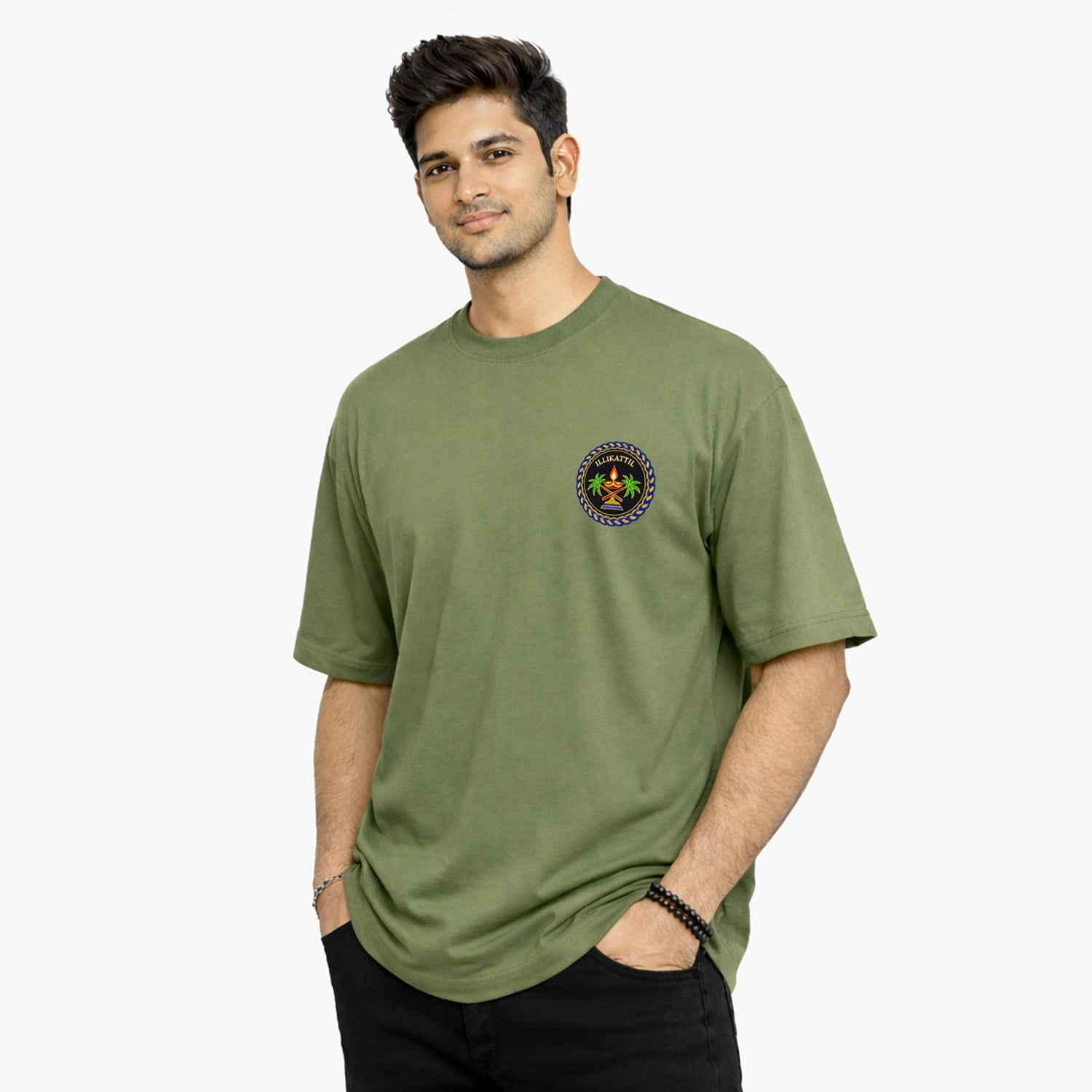 Men’s Oversized Graphic Print T-Shirt - 225 GSM