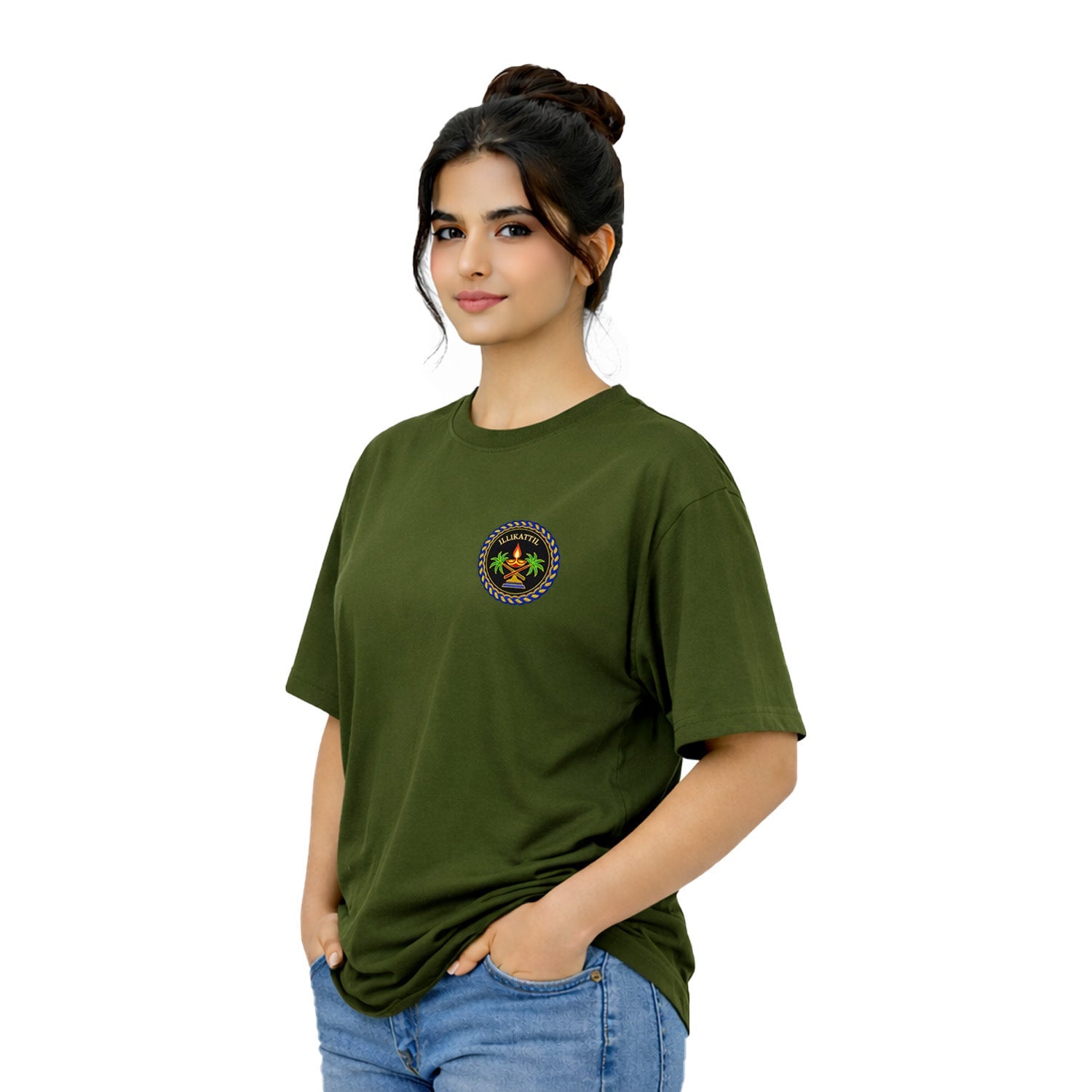 Women’s Oversized Graphic Print T-Shirt - 225 GSM
