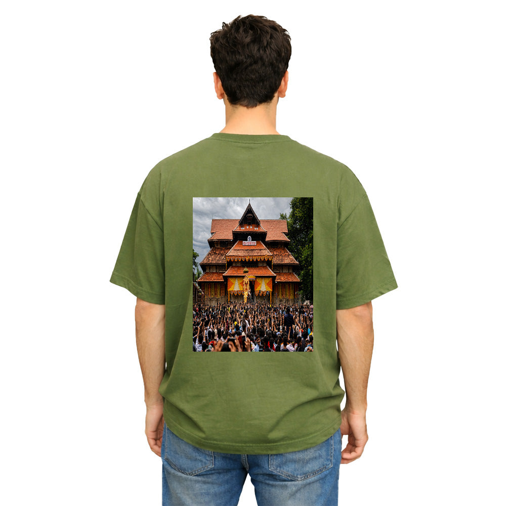 Crew oversized t-shirt - തൃശൂർ പൂരം വൈബ്സ്