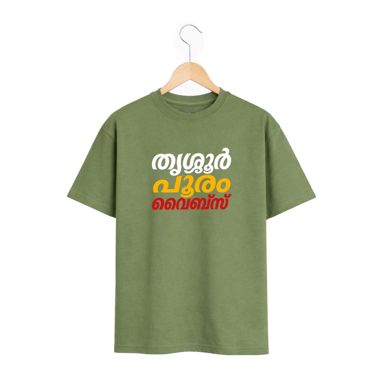 Crew oversized t-shirt - തൃശൂർ പൂരം വൈബ്സ്